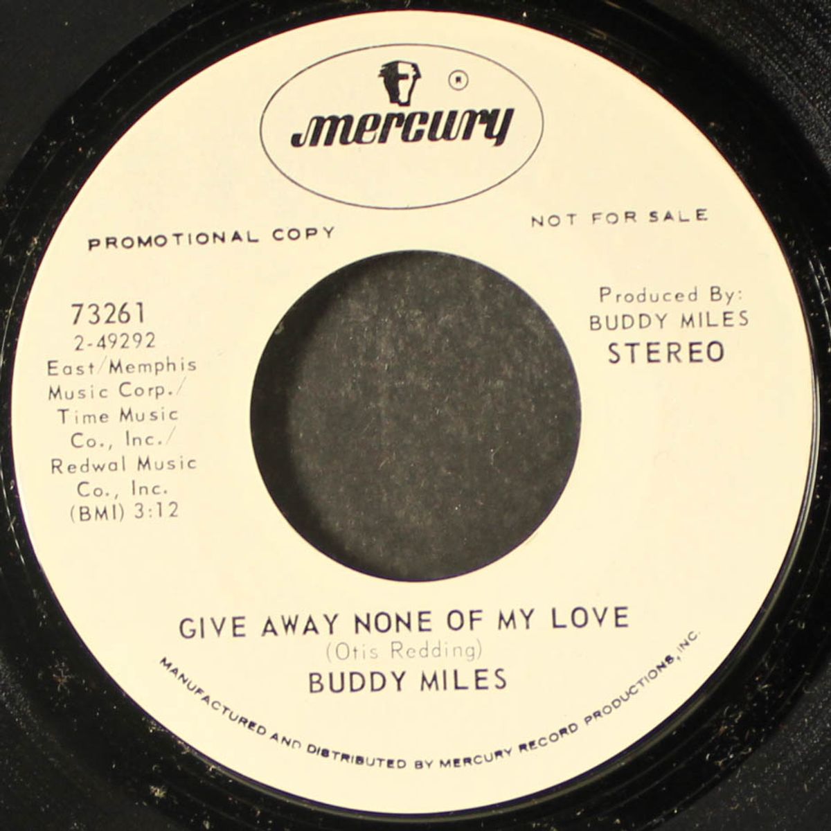 give away none of my love / take it off him by BUDDY MILES