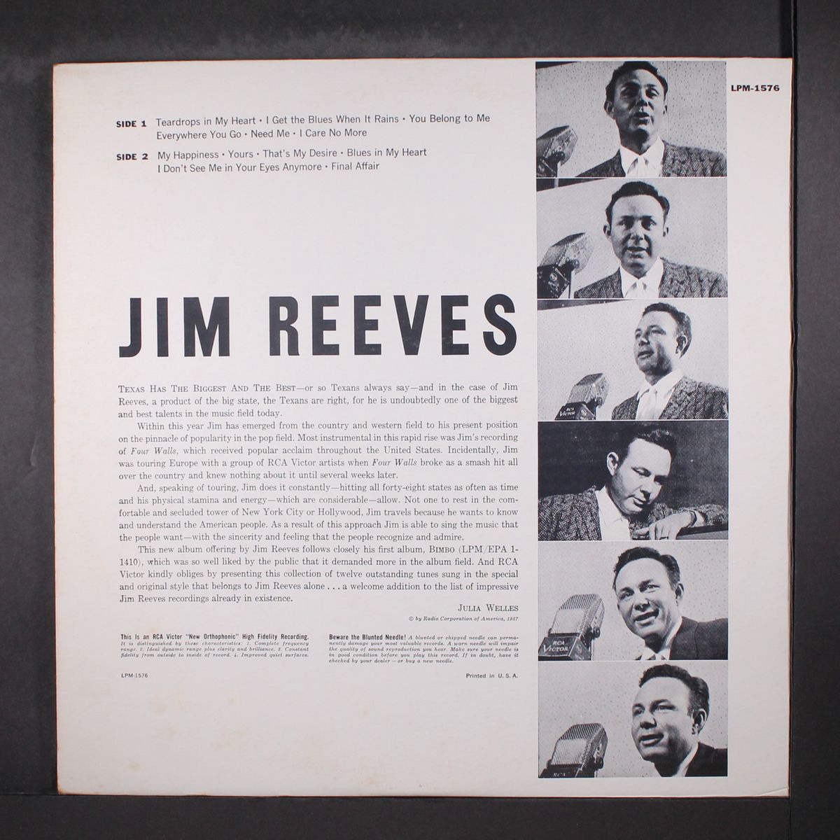 jim reeves by JIM REEVES