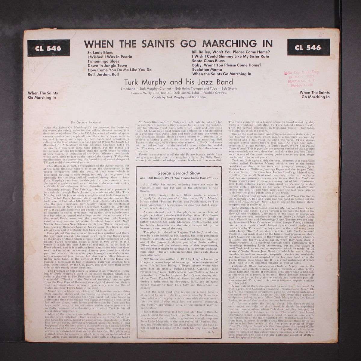 when the saints go marching in by TURK MURPHY