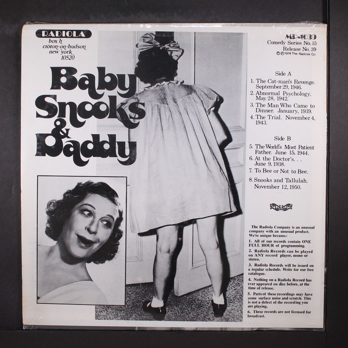 baby snooks & daddy by ORIGINAL RADIO BROADCAST