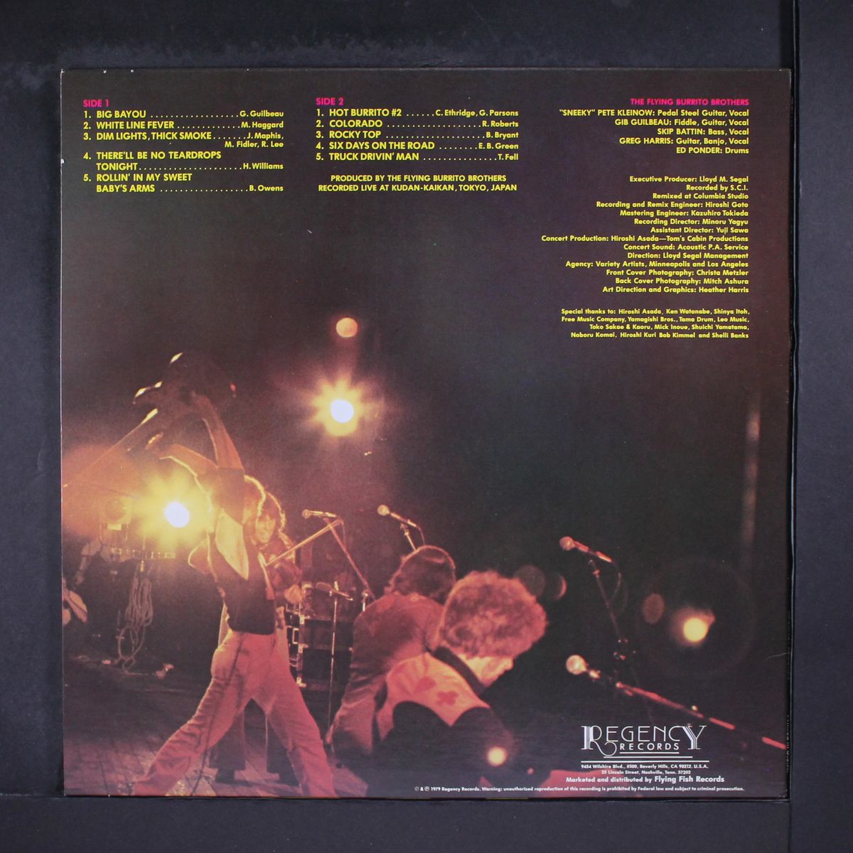 live from tokyo by FLYING BURRITO BROS