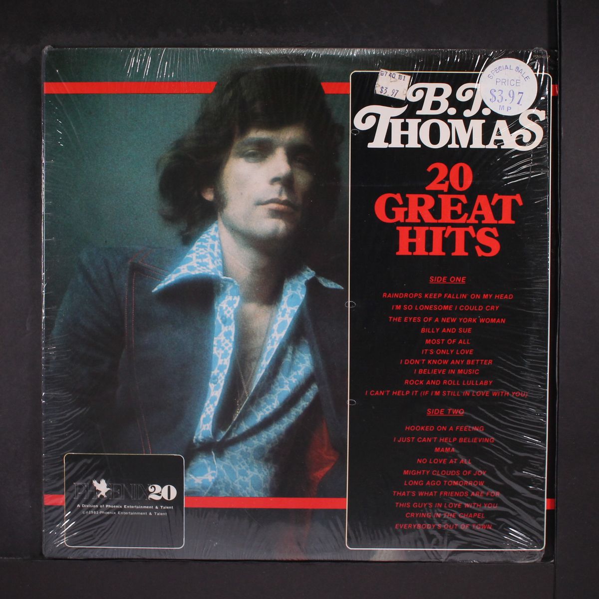 20 great hits by B.J. THOMAS