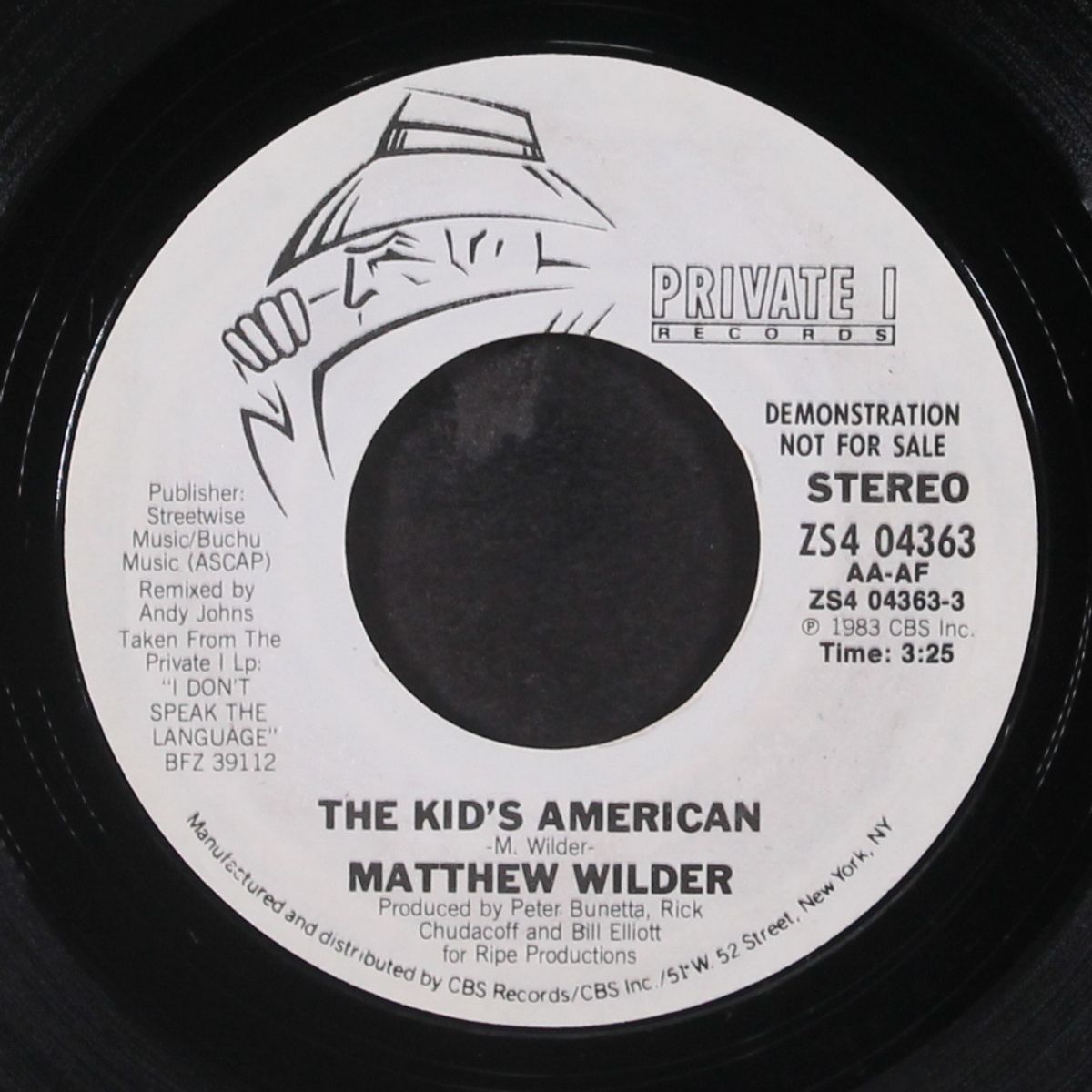the kid's american / same by MATTHEW WILDER