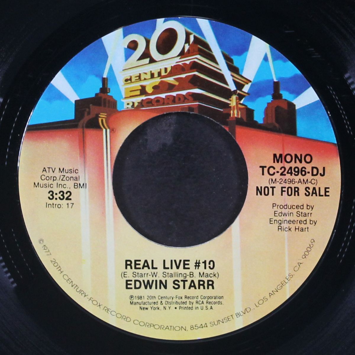 real live #10 / mono by EDWIN STARR