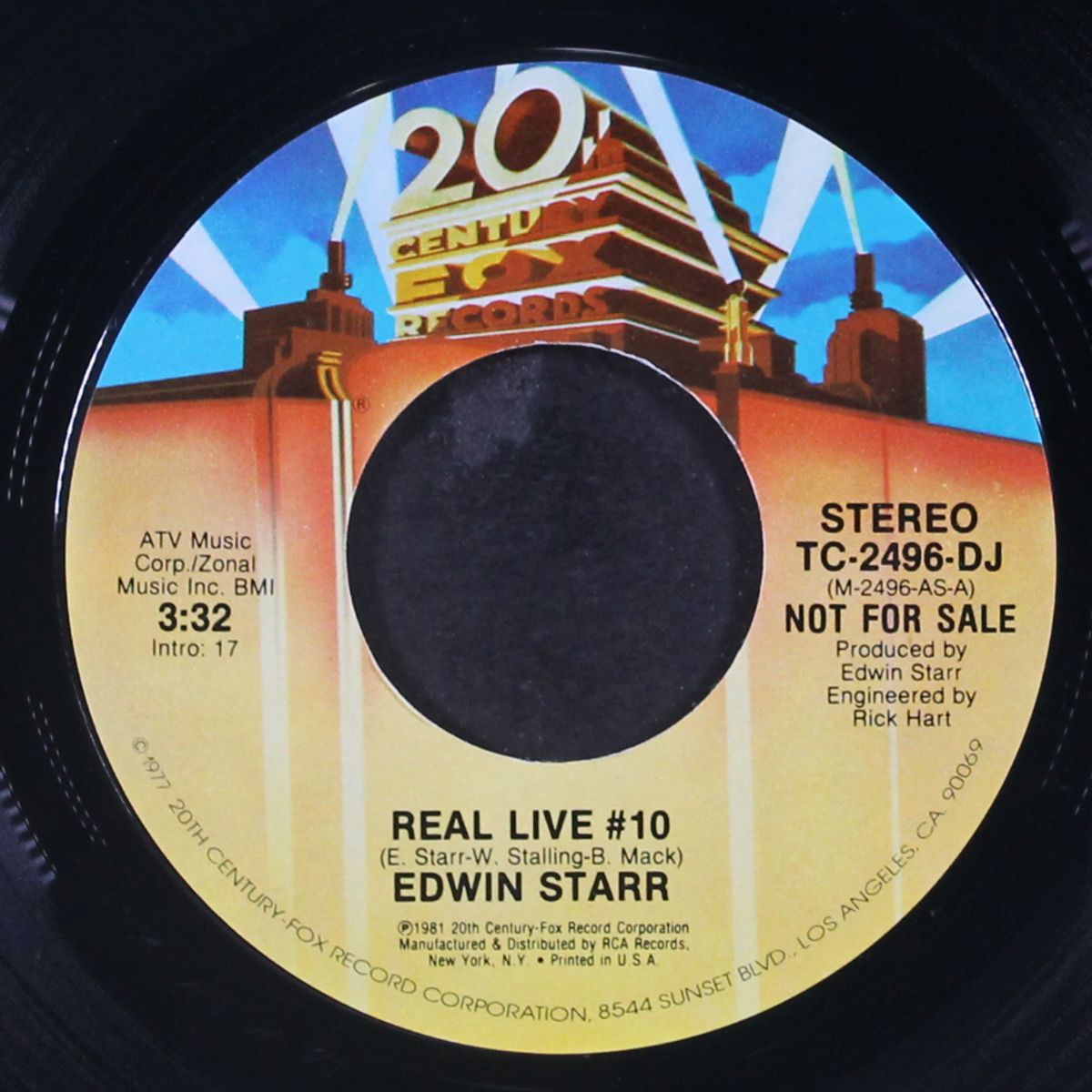 real live #10 / mono by EDWIN STARR