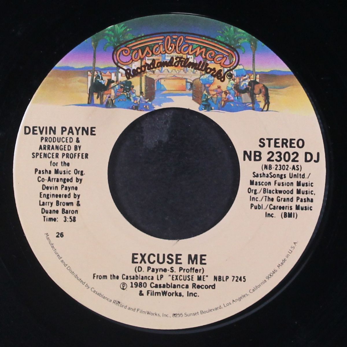 excuse me / mono by DEVIN PAYNE
