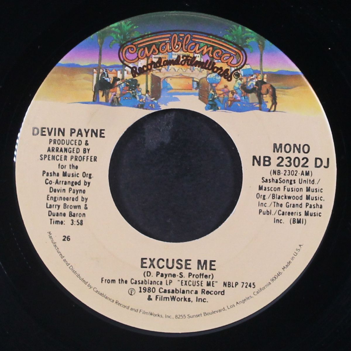 excuse me / mono by DEVIN PAYNE