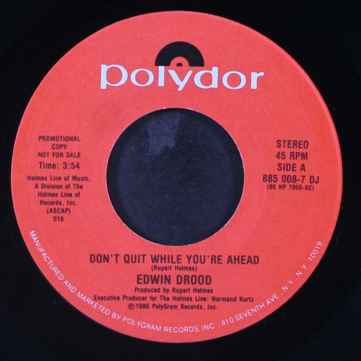 don't quit while you're ahead by EDWIN DROOD