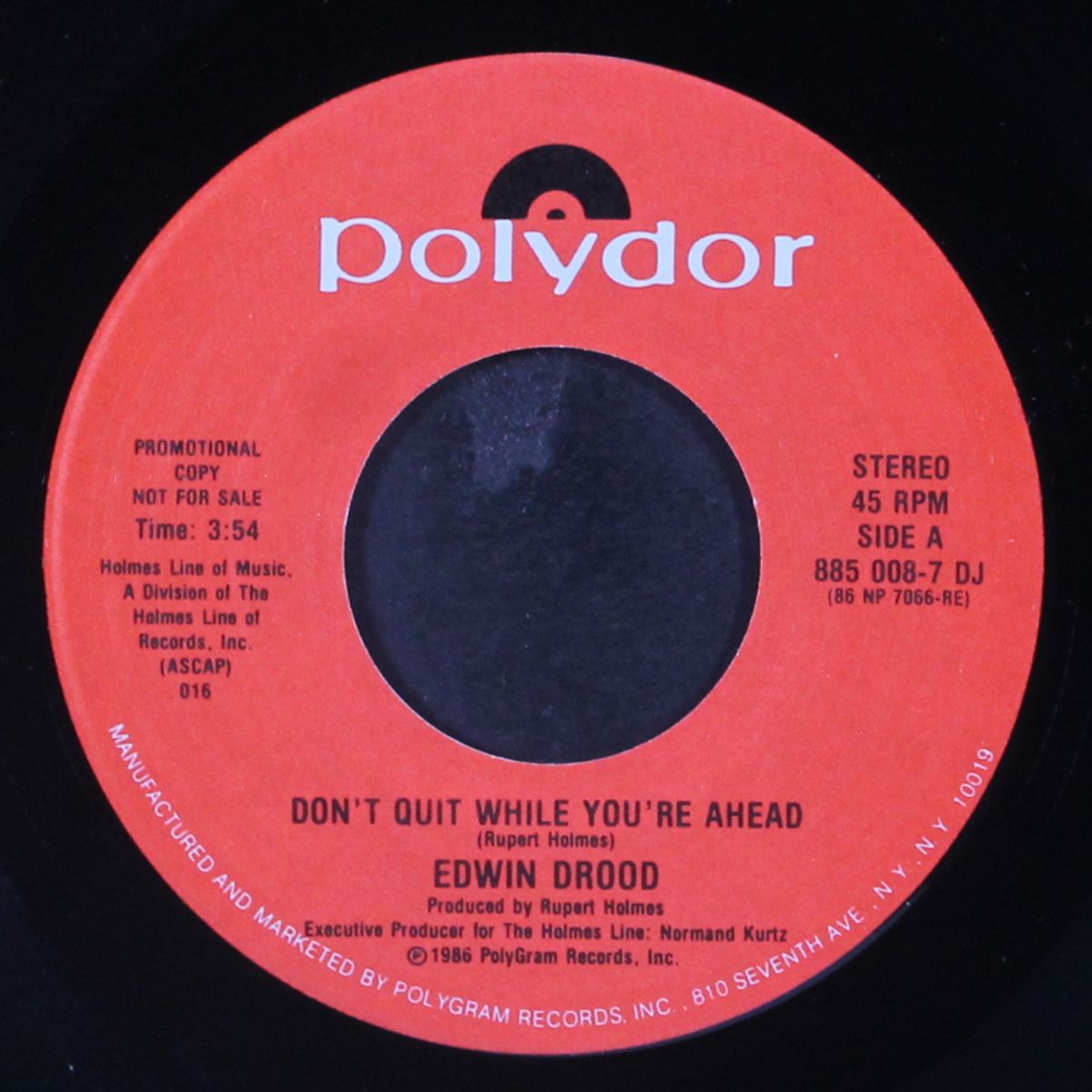 don't quit while you're ahead by EDWIN DROOD