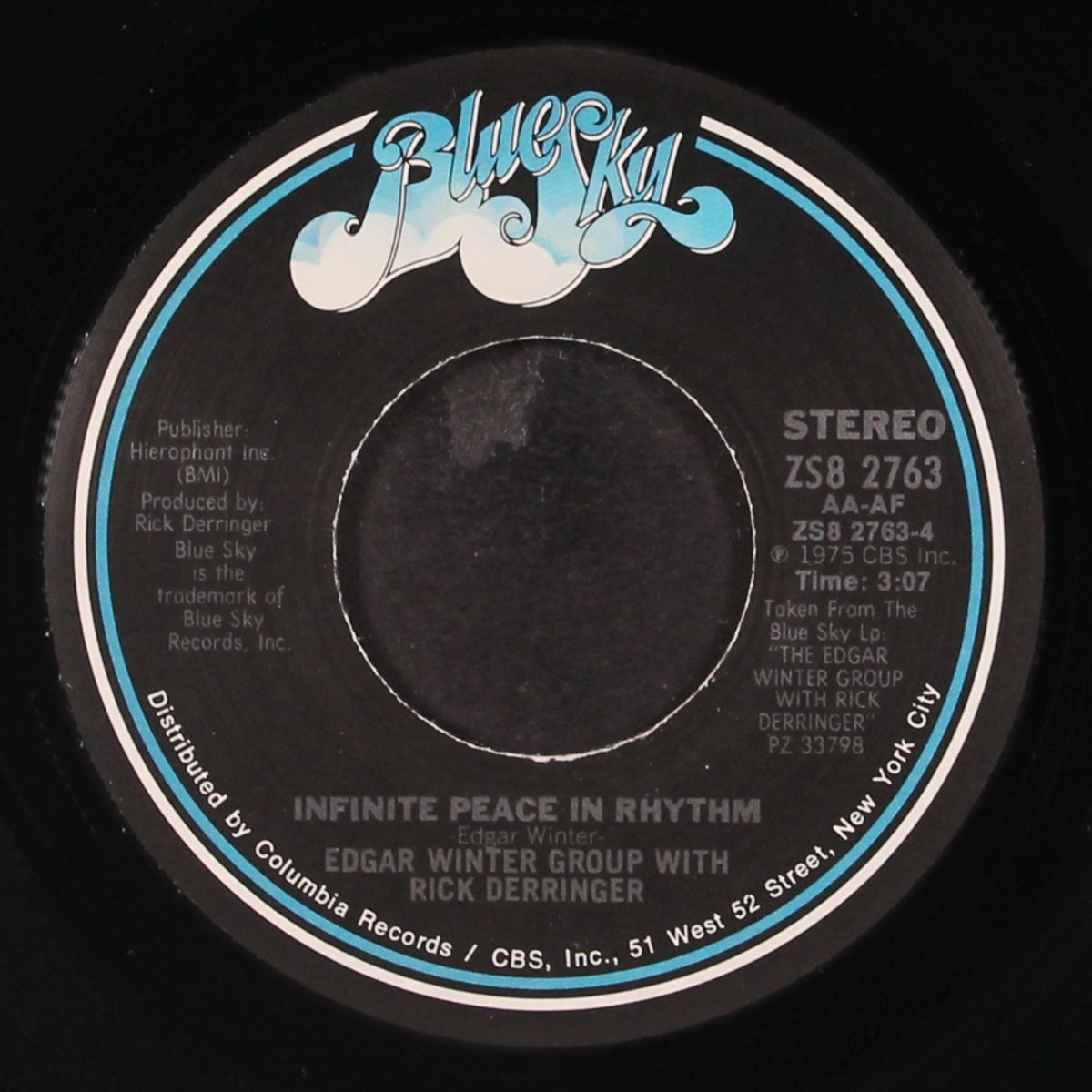 infinite peace in rhythm / diamond eyes by EDGAR WINTER