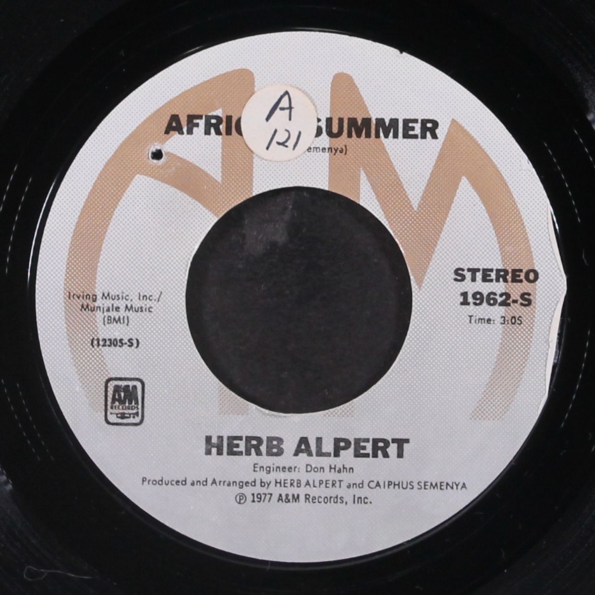 african summer / the you in me by HERB ALPERT