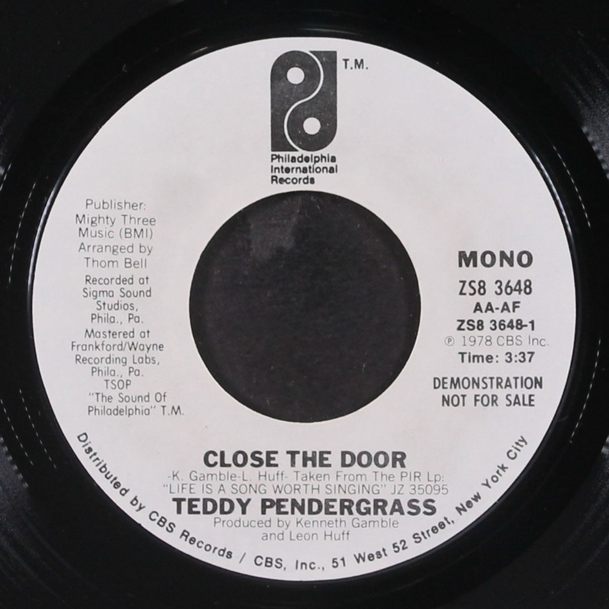 close the door by TEDDY PENDERGRASS