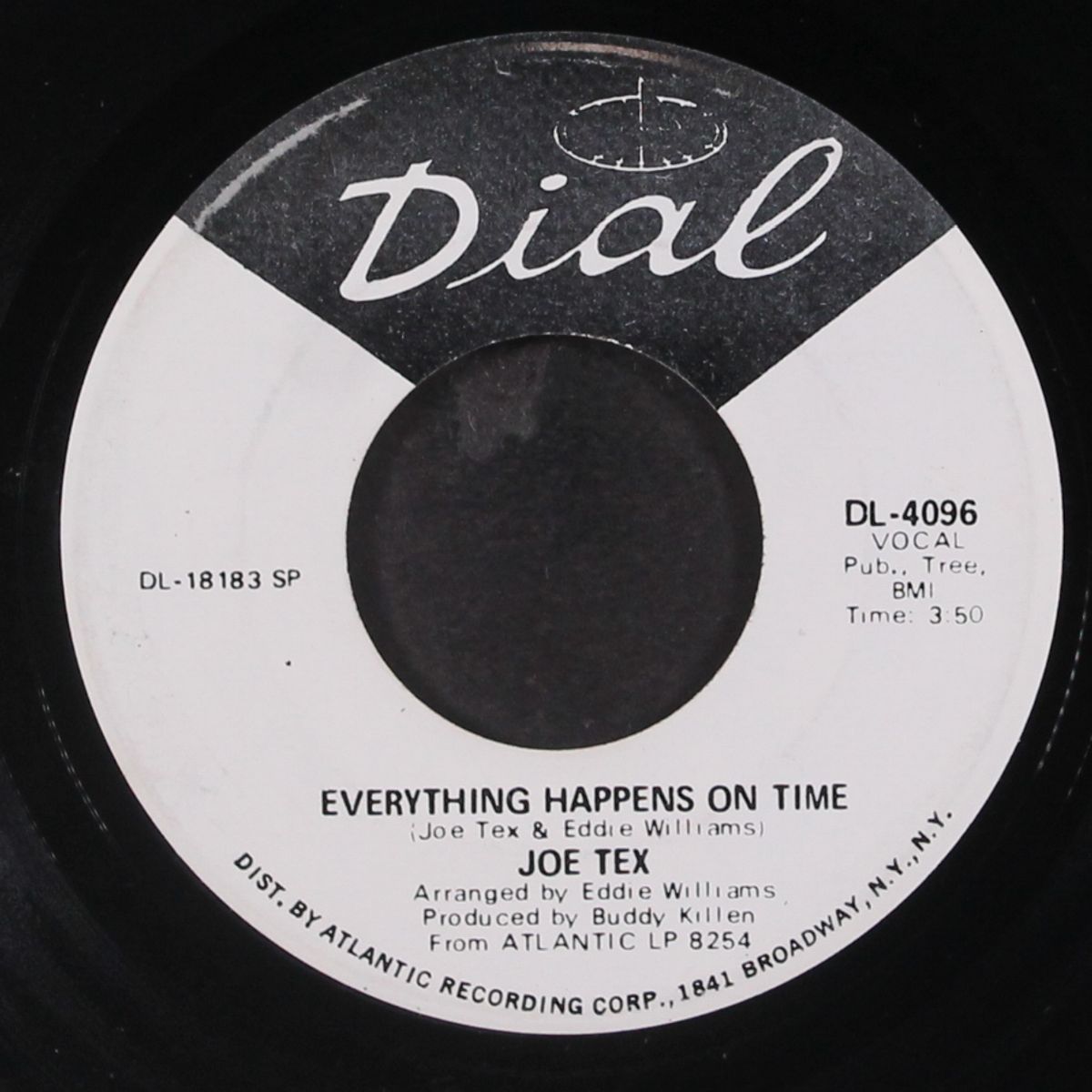 everything happens on time / you're right, ray charles by JOE TEX