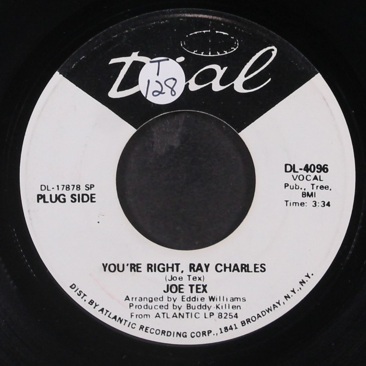 everything happens on time / you're right, ray charles by JOE TEX