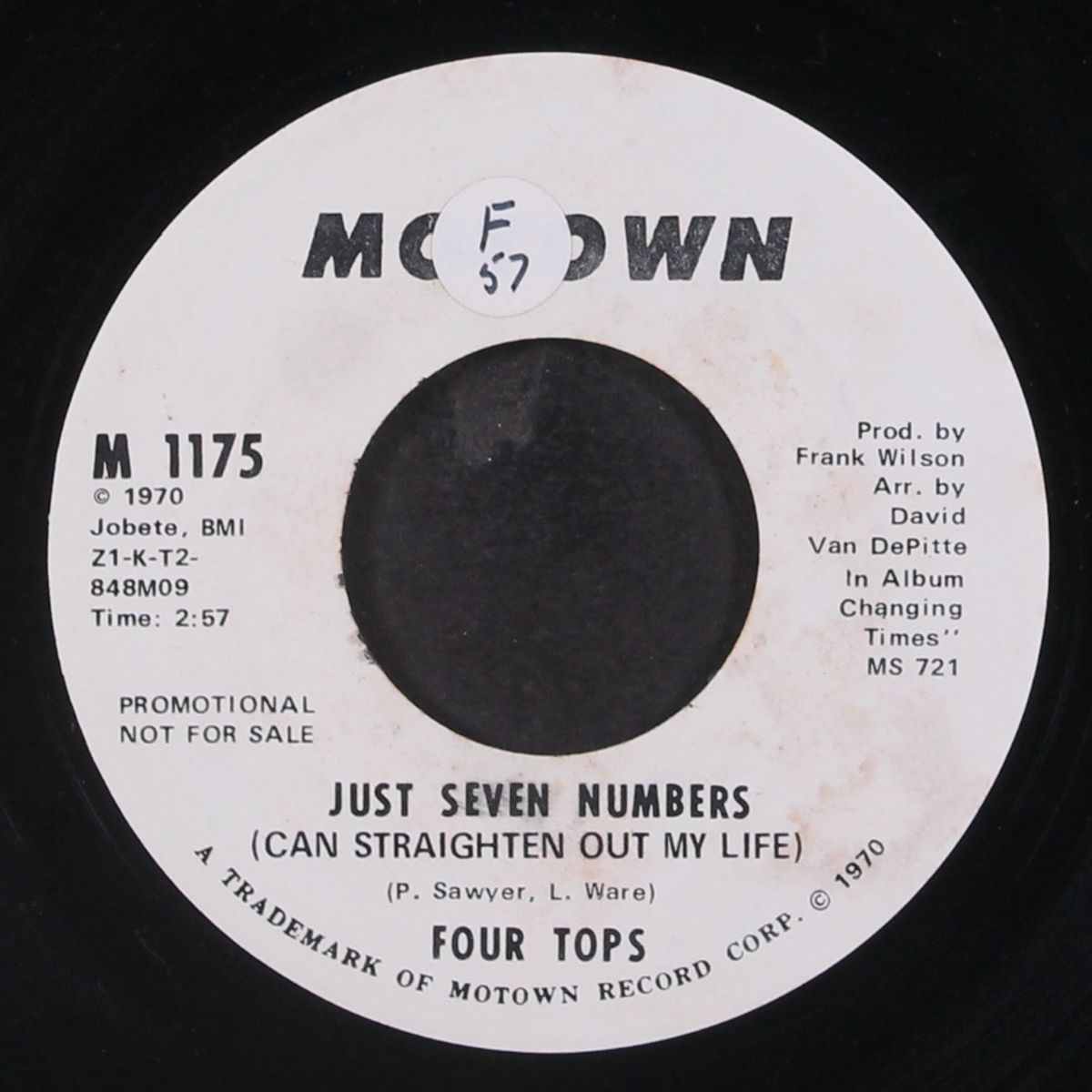just seven numbers by FOUR TOPS
