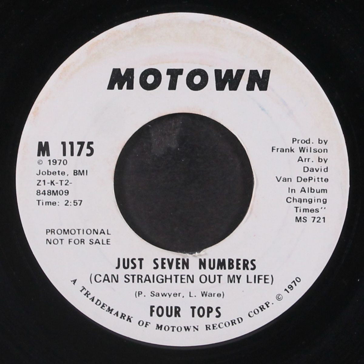 just seven numbers by FOUR TOPS