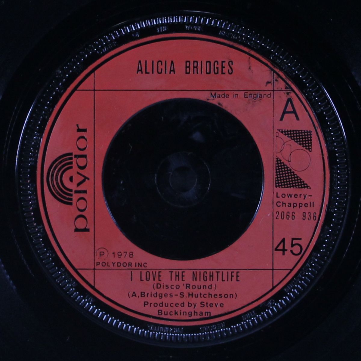 i love the nightlife / self applause by ALICIA BRIDGES