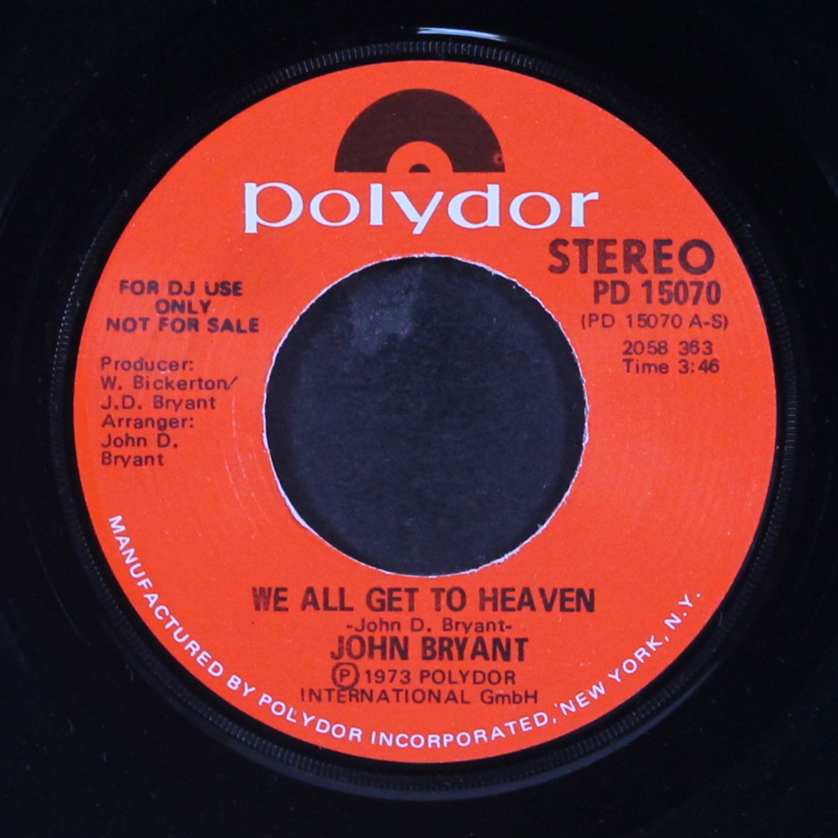 we all get to heaven / mono by JOHN BRYANT