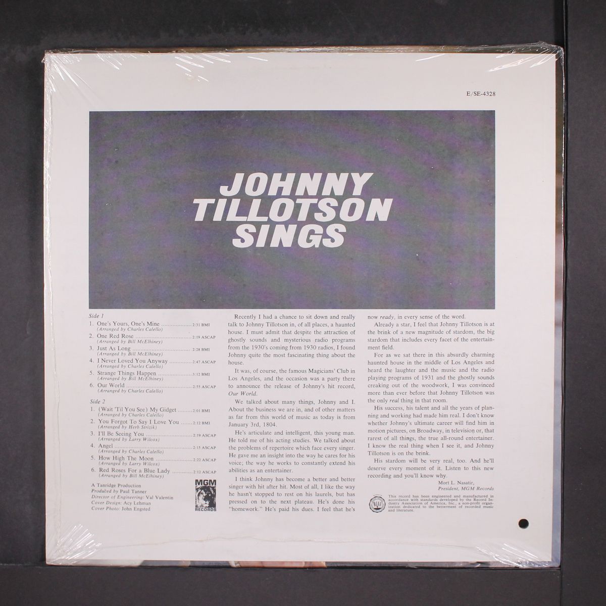 sings by JOHNNY TILLOTSON