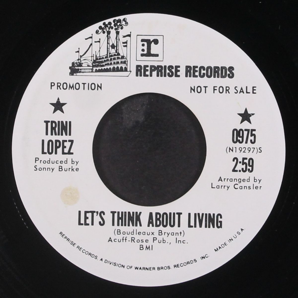 there was a crooked man / let's think about living / by TRINI LOPEZ