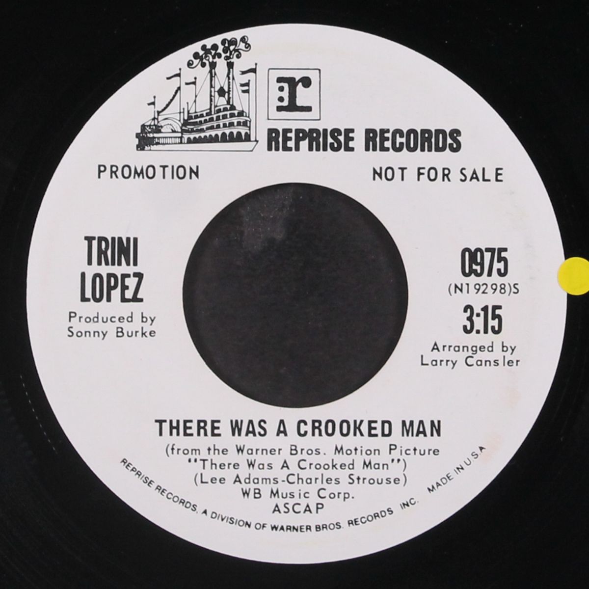 there was a crooked man / let's think about living / by TRINI LOPEZ