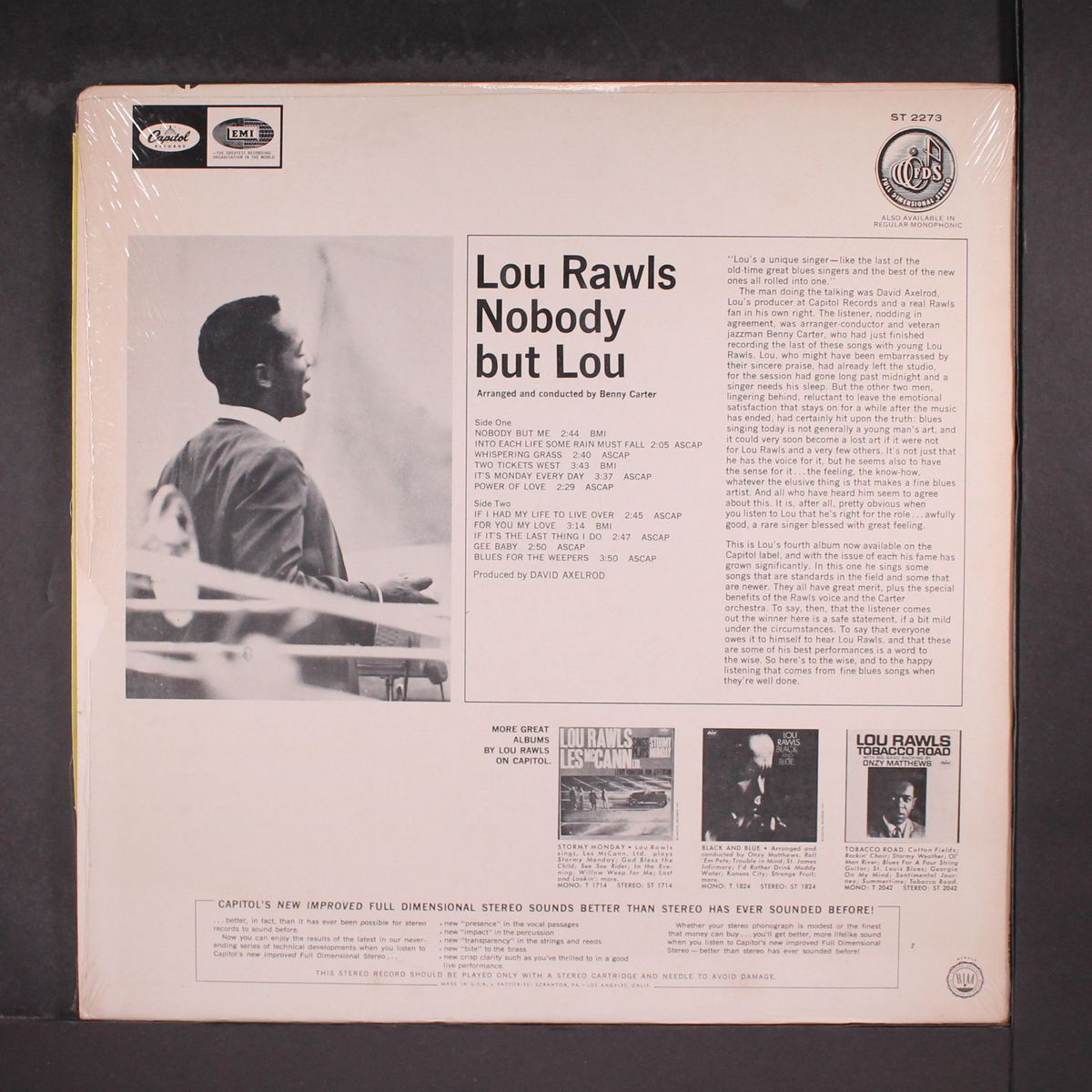 nobody but lou by LOU RAWLS