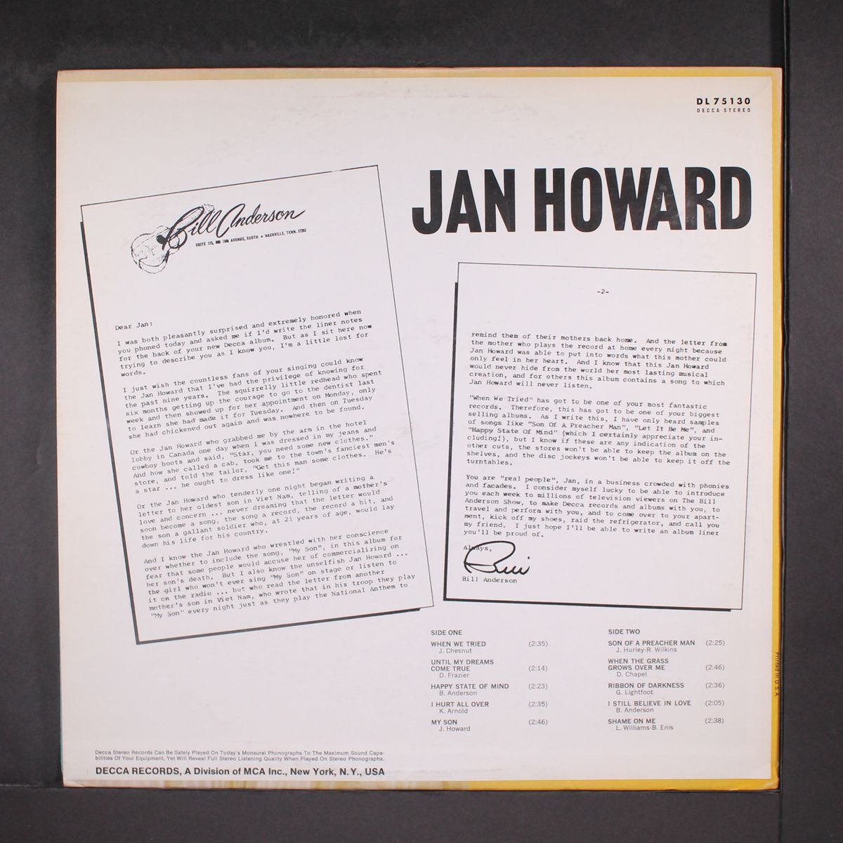 jan howard by JAN HOWARD
