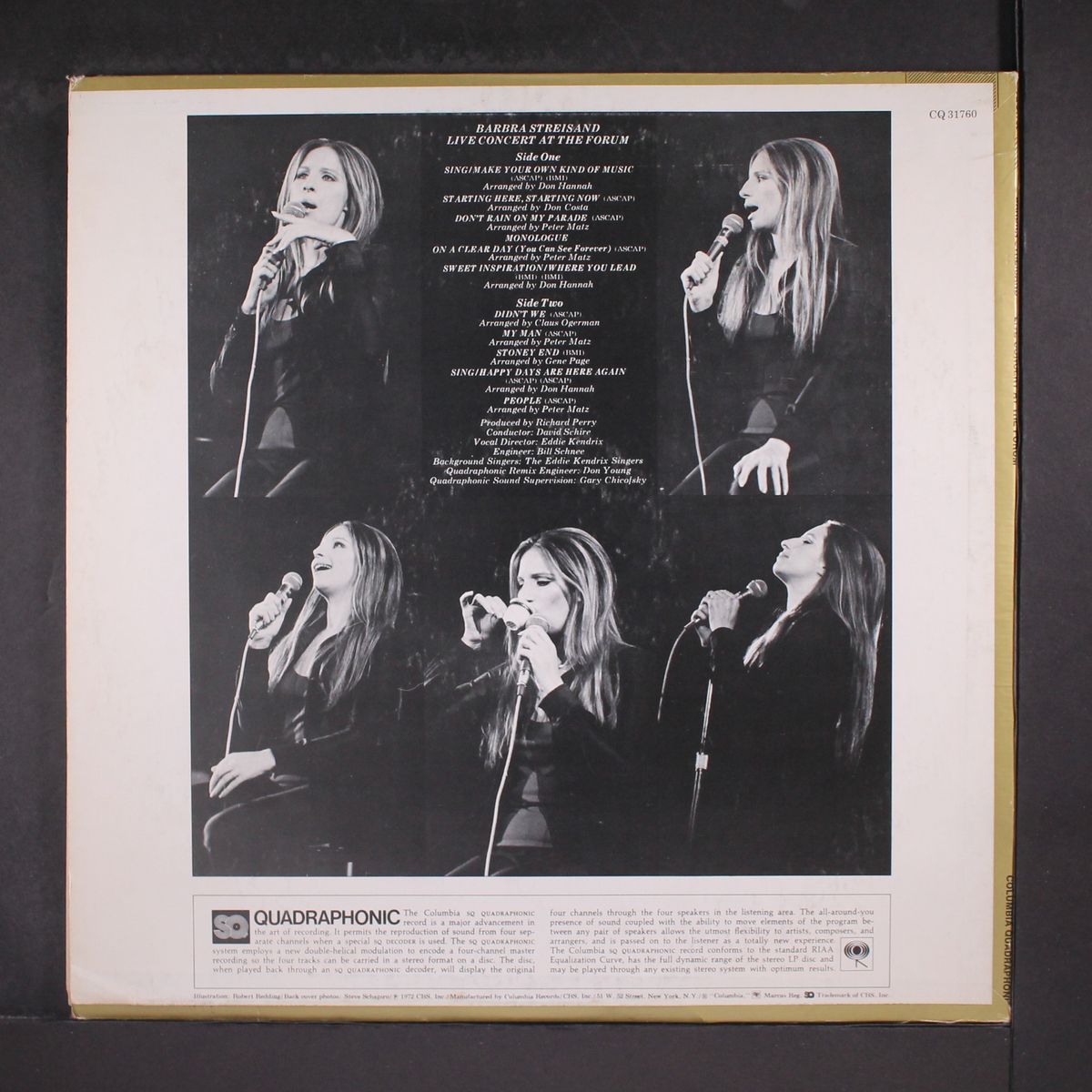 live concert at the forum by BARBRA STREISAND