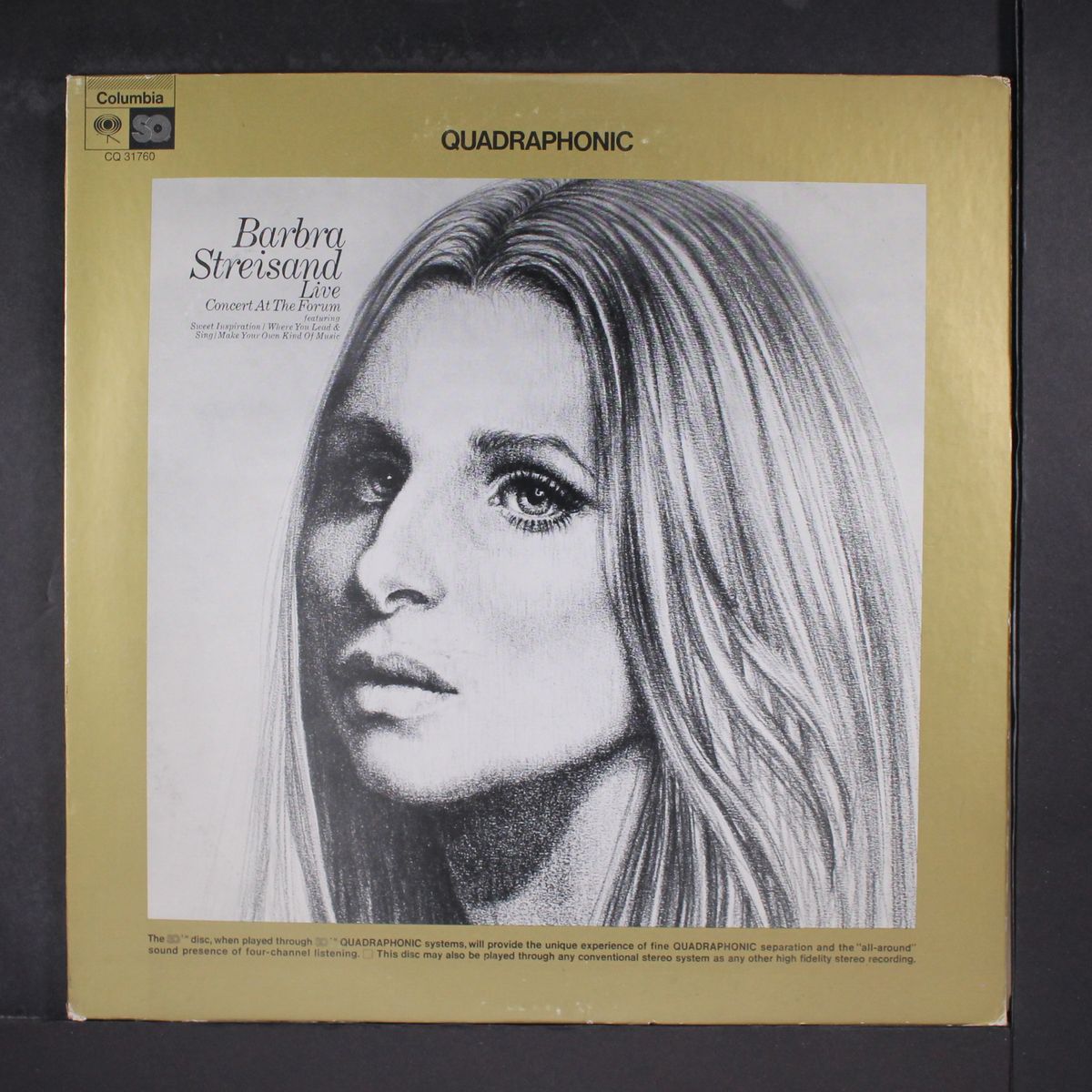 live concert at the forum by BARBRA STREISAND