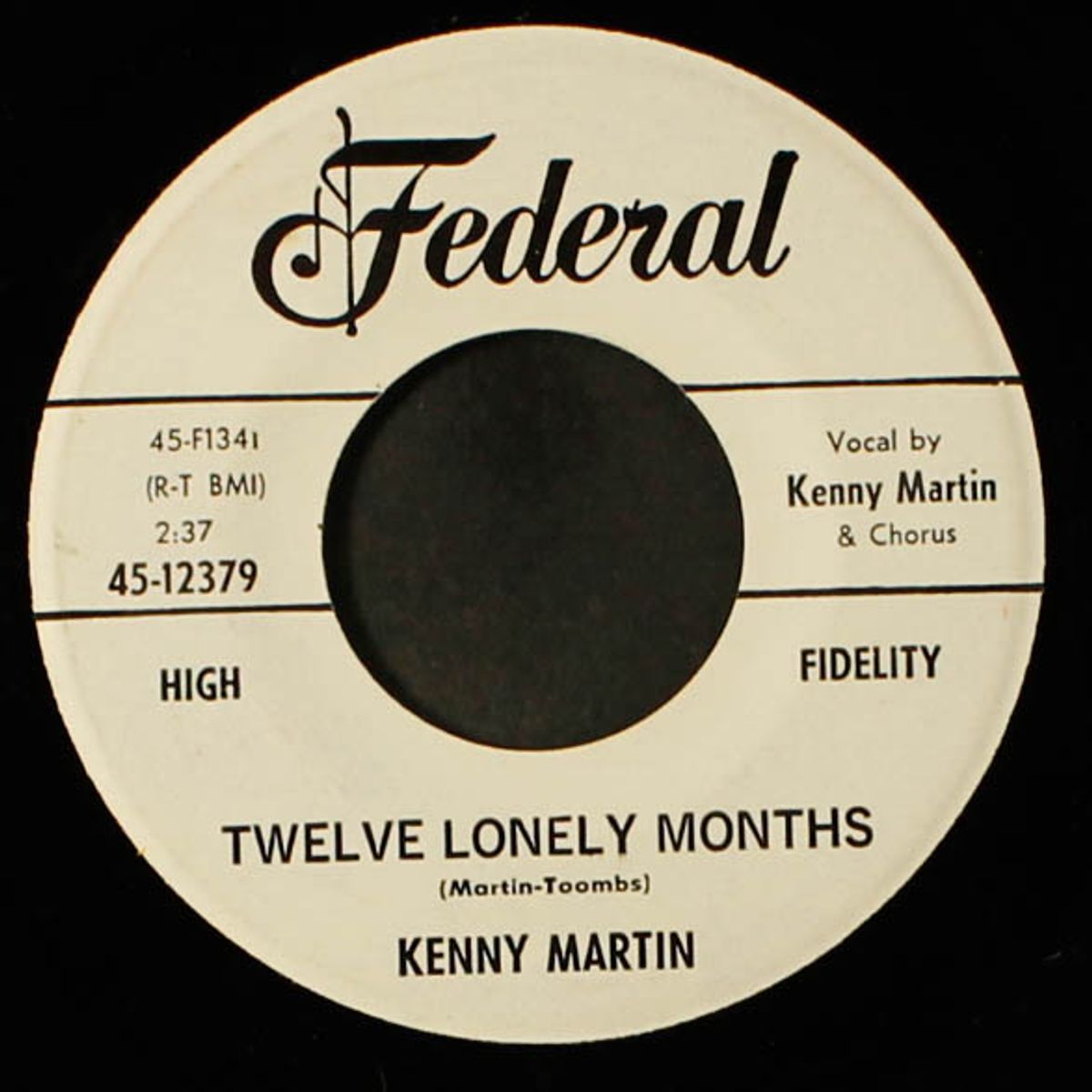 the last words of the jivin' mr. lee / twelve lonely months by KENNY MARTIN