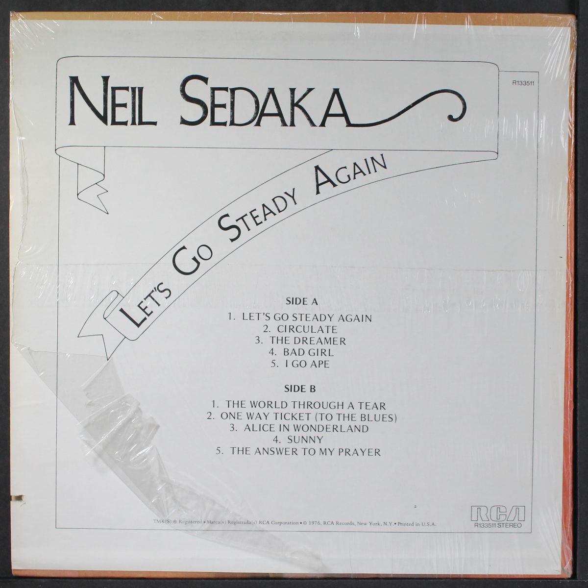 let's go steady again by NEIL SEDAKA