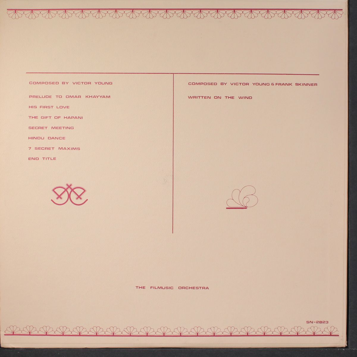 khayyam / written on the wind by VICTOR YOUNG