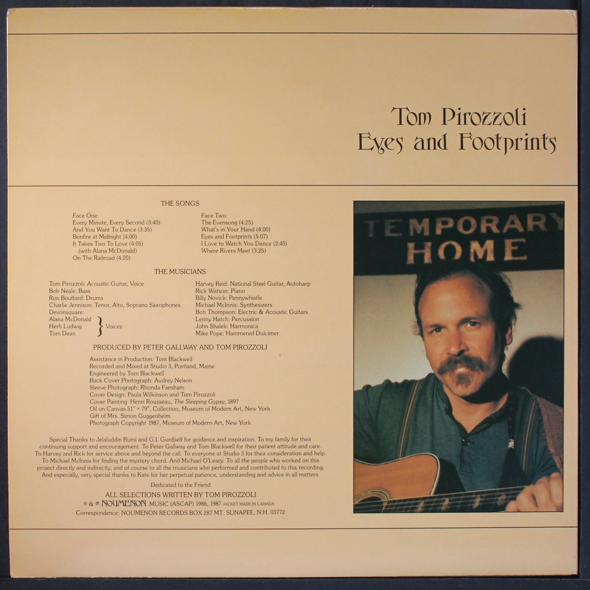 eyes and footprints by TOM PIROZZOLI
