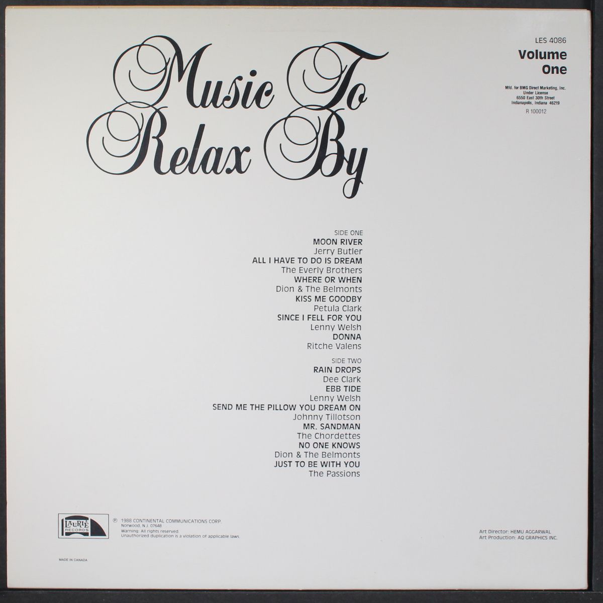 music to relax by, vol. 1 by VARIOUS
