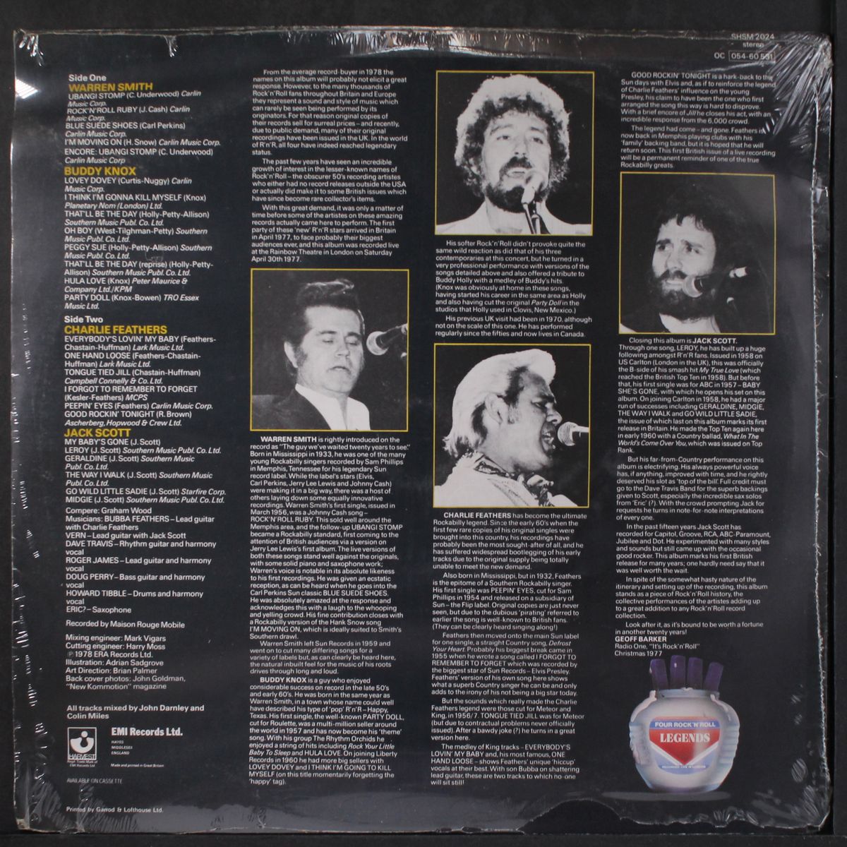 four rock 'n' roll legends by VARIOUS
