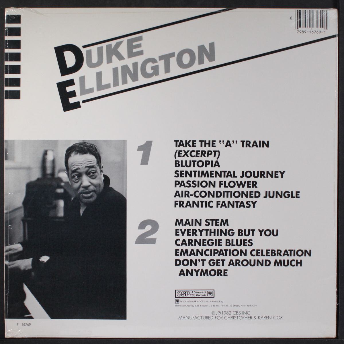 duke ellington by DUKE ELLINGTON