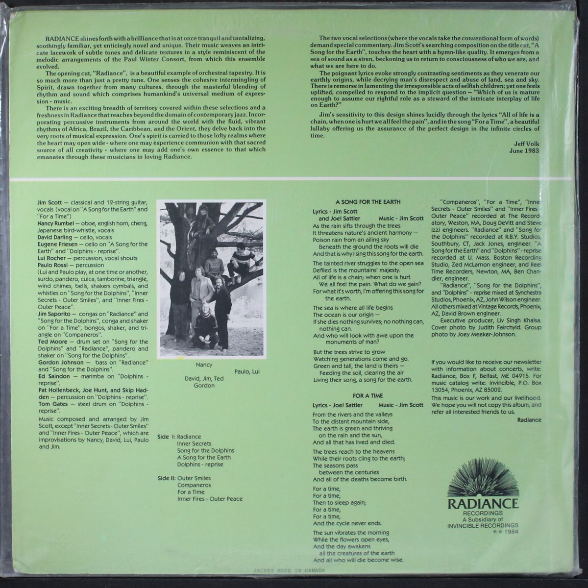 a song for the earth by RADIANCE