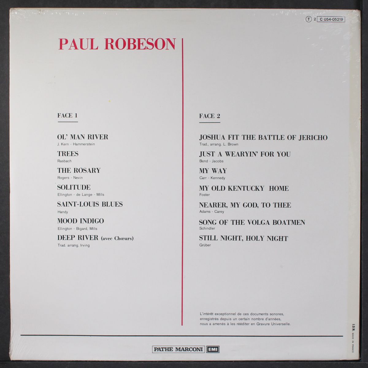 paul robeson by PAUL ROBESON