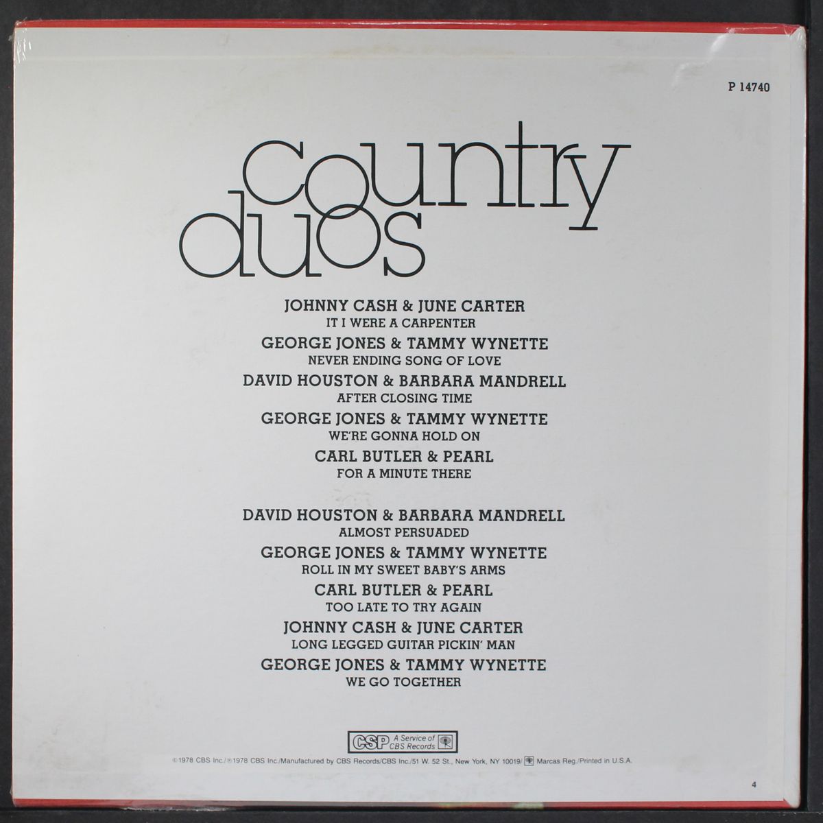 country duos by VARIOUS