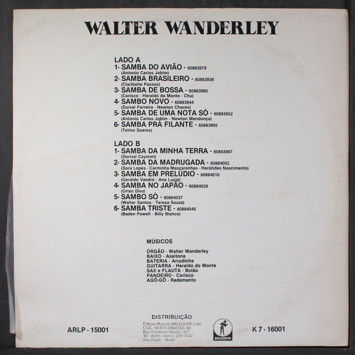 walter wanderley by WALTER WANDERLEY