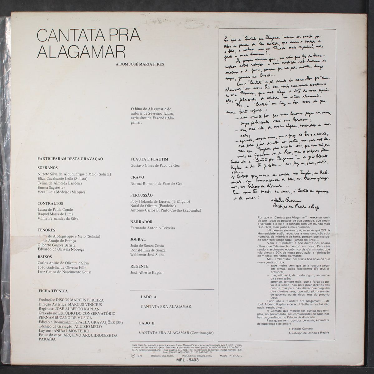cantata pra alagamar by VARIOUS