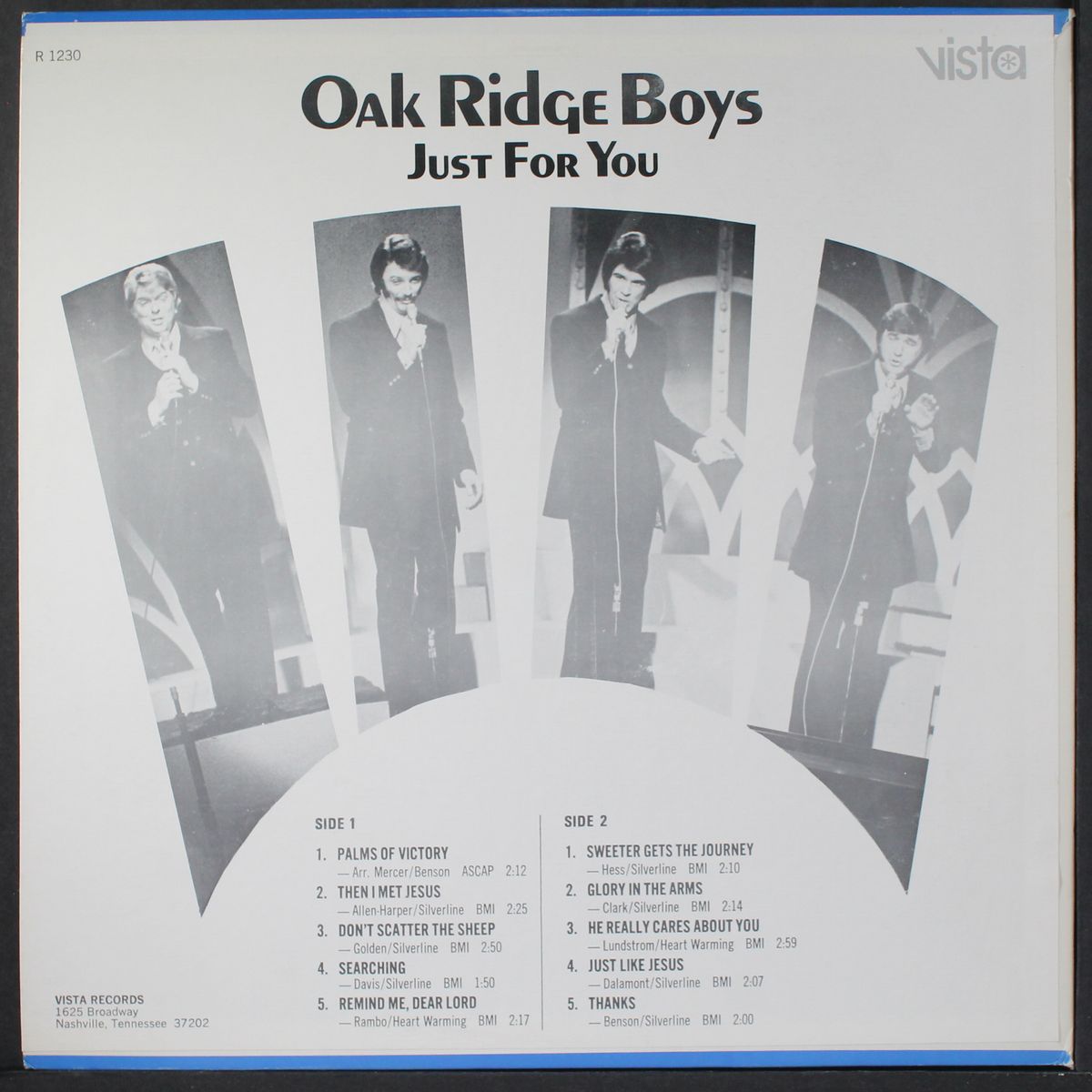 just for you by OAK RIDGE BOYS