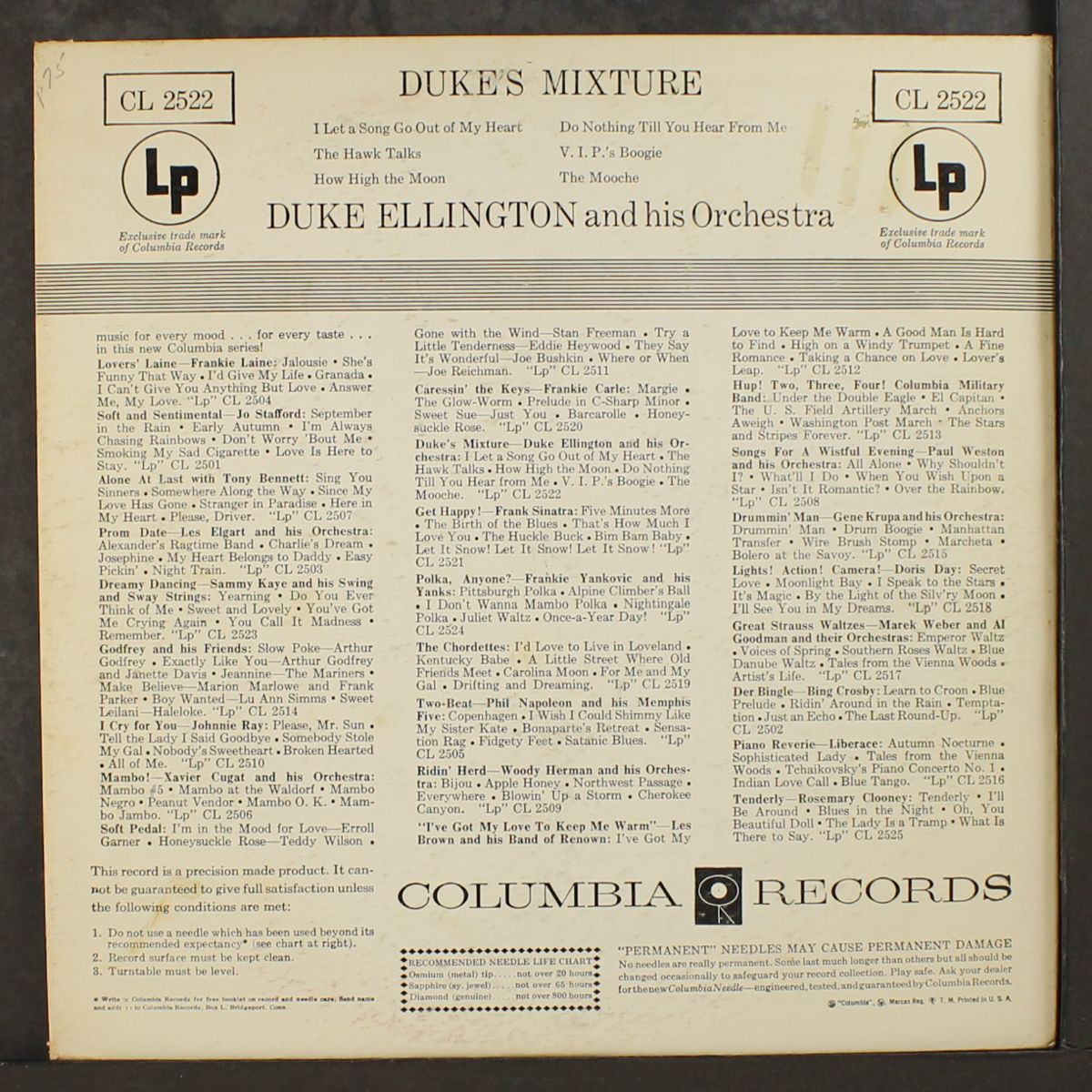 duke's mixture by DUKE ELLINGTON