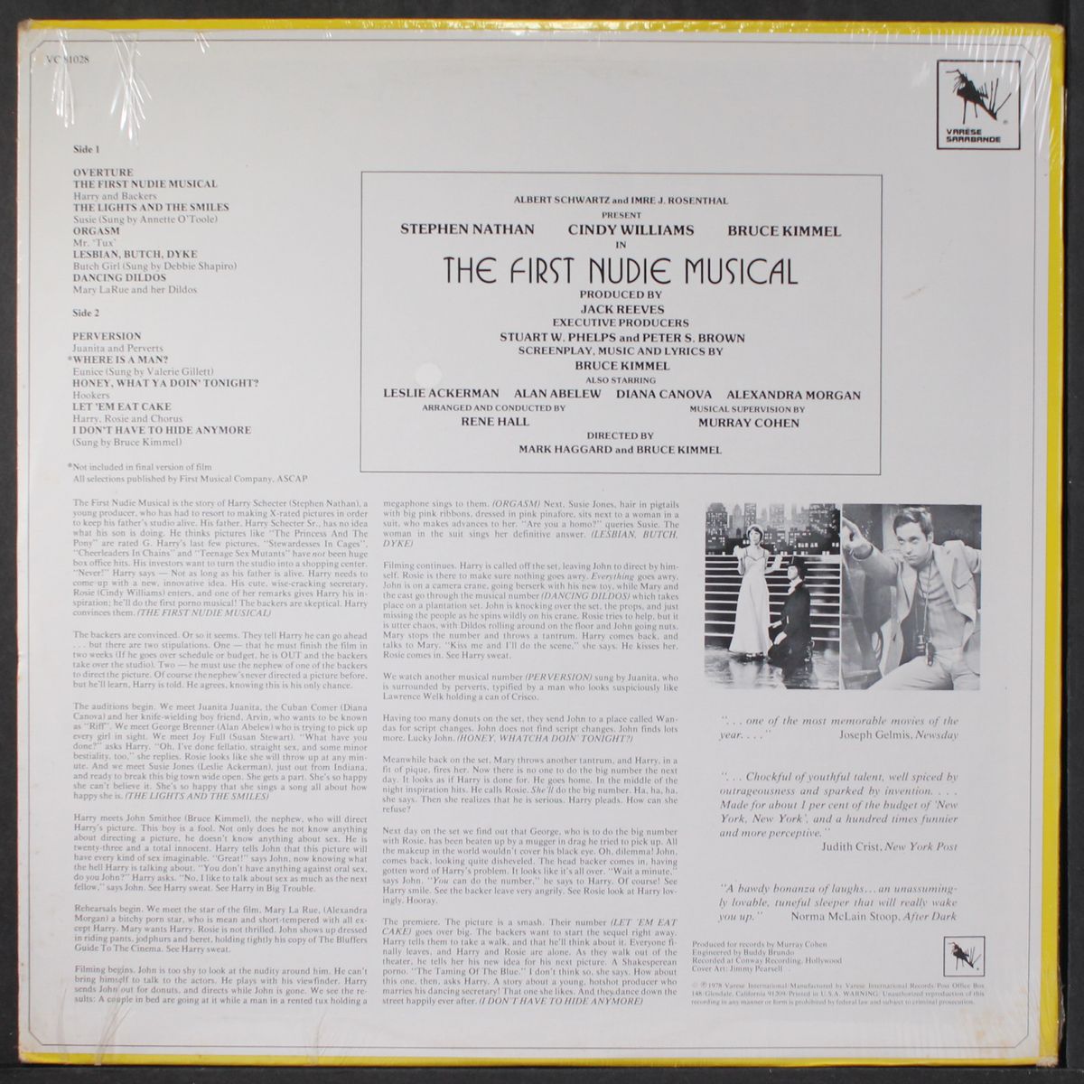 the first nudie musical by SOUNDTRACK