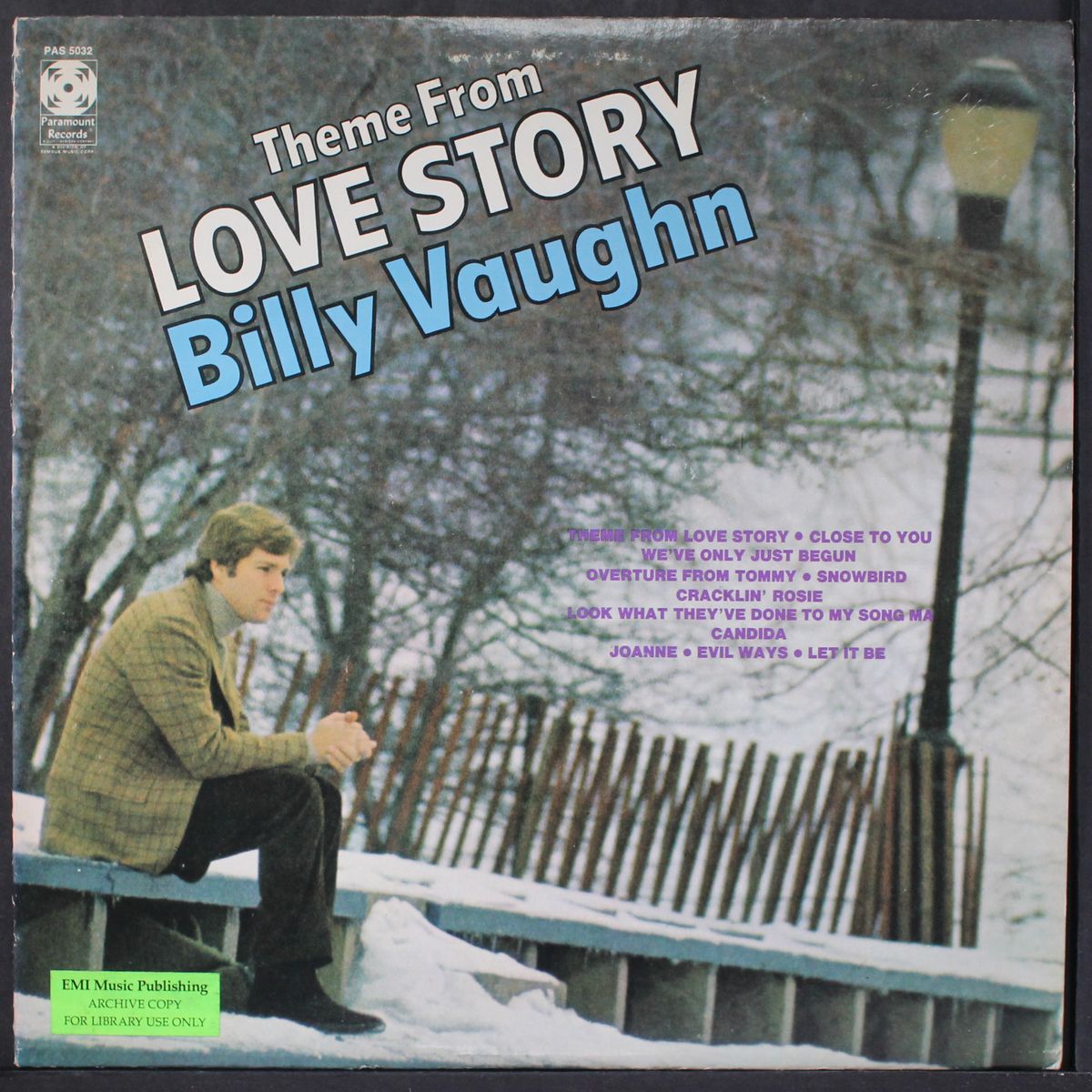 theme from love story by BILLY VAUGHN