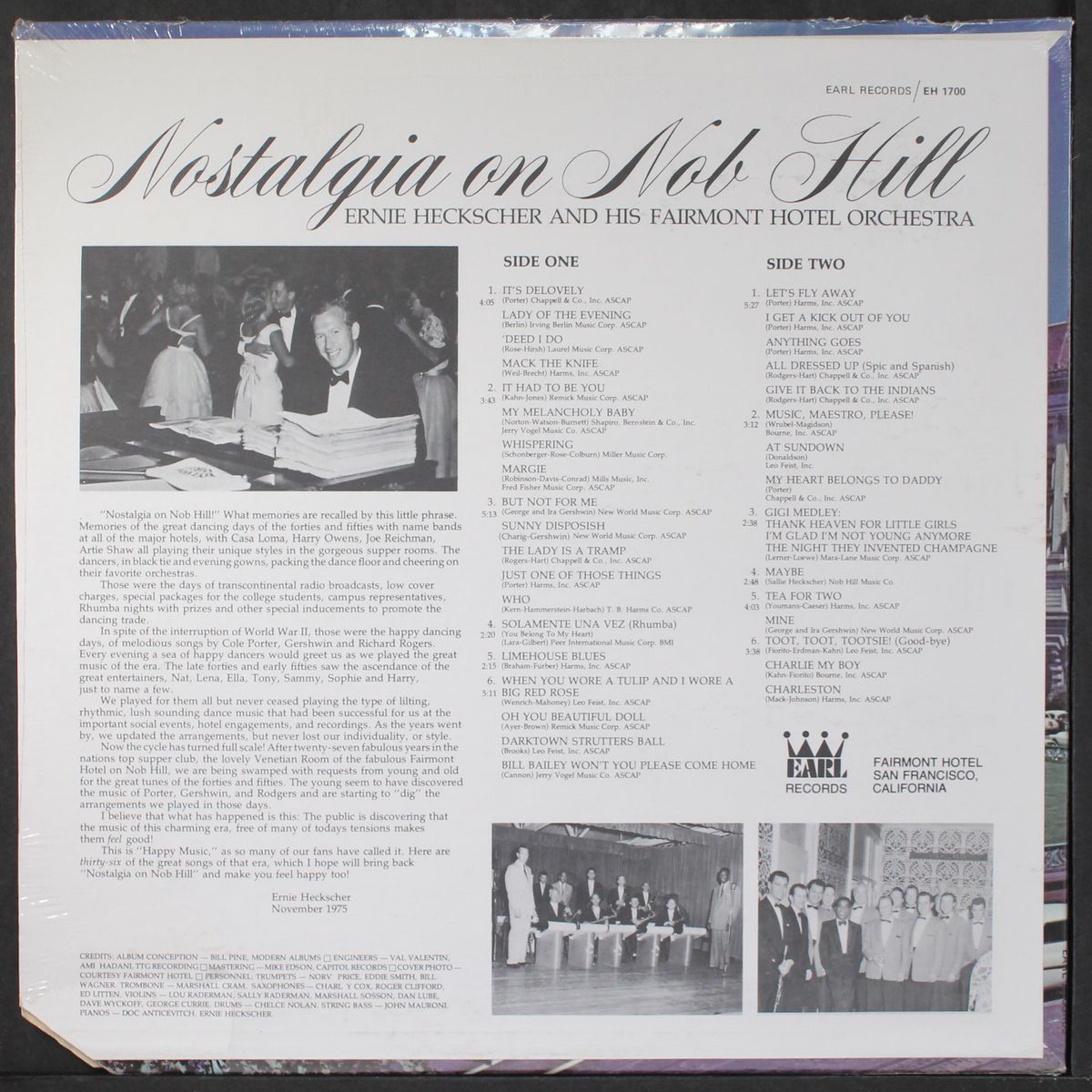 nostalgia on nob hill by ERNIE HECKSCHER