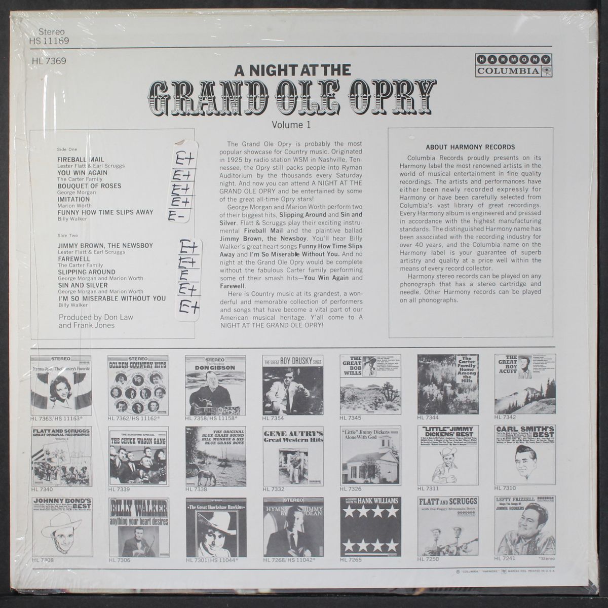a night at the grand ole opry, vol. 1 by VARIOUS