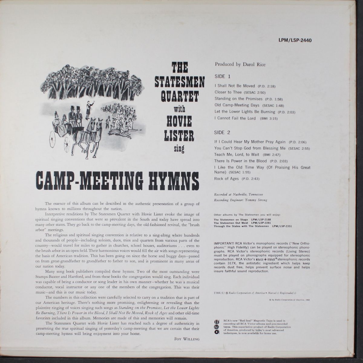 camp-meeting hymns by STATESMEN