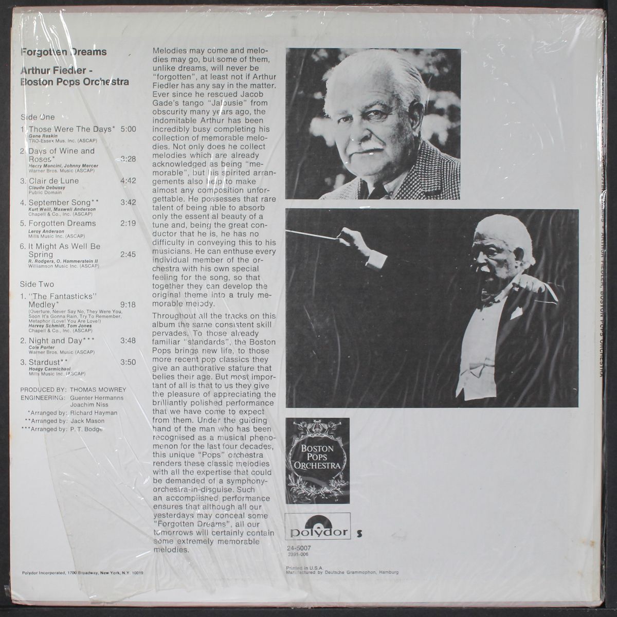 forgotten dreams by ARTHUR FIEDLER & BOSTON POPS