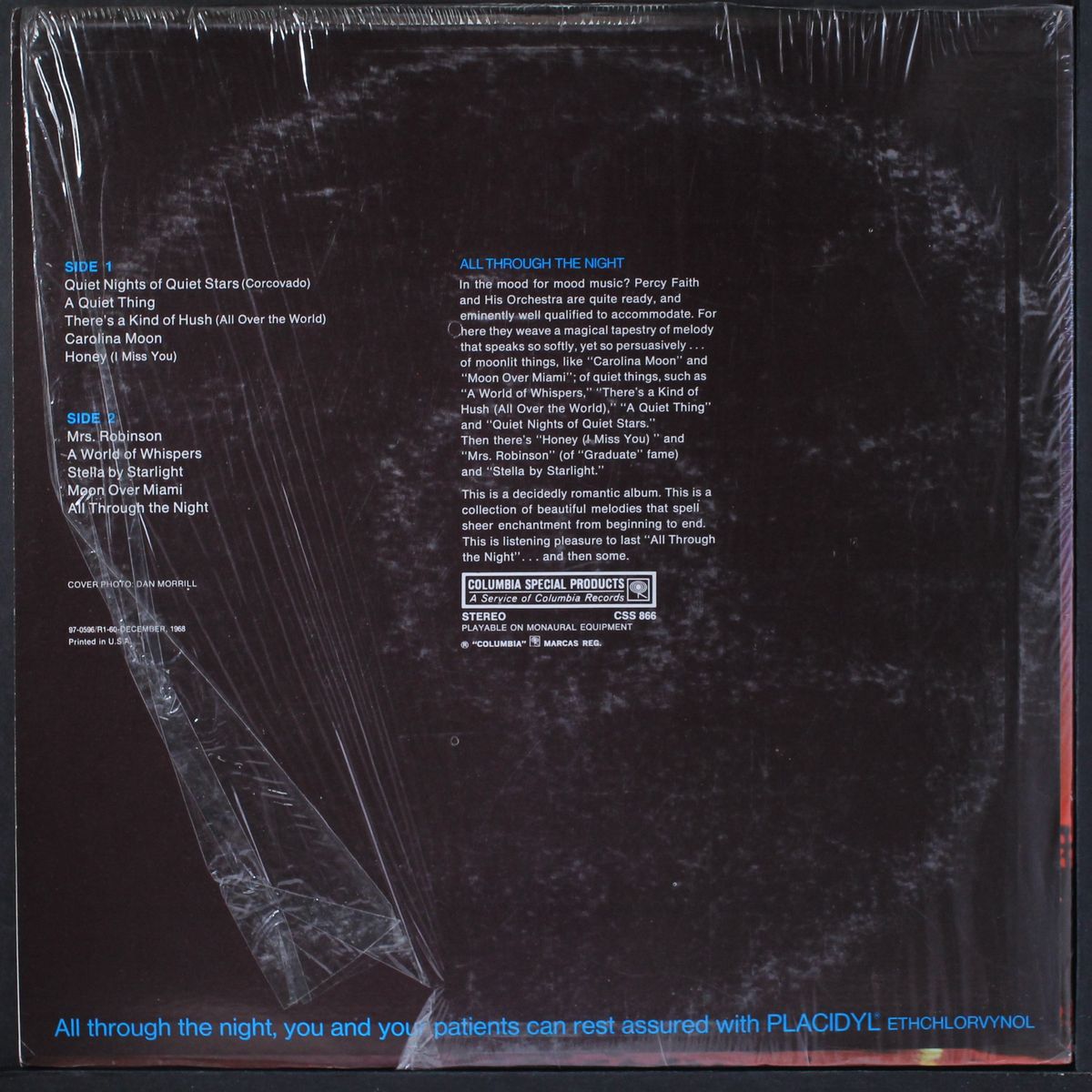 all through the night by PERCY FAITH
